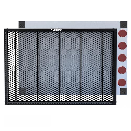 Skouphy Honeycomb Laser Bed for Falcon A1 Laser Engraver with Aluminum Panel,Suction Magnets, Honeycomb Platform for Laser Engraving and Cutter Machine (18.1 * 13.6 in)