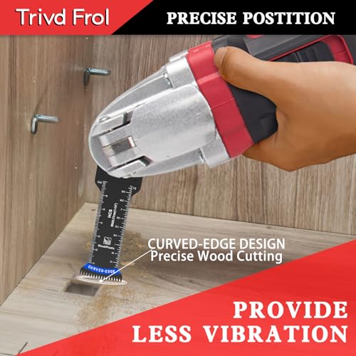 Trivd Frol 10 PCS Extra Long Multi Tool Blades for Wood Plastic Nails Metal - size: 10 PCS 31MM Extra Long