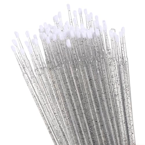 300Pcs Disposable Micro Applicators,2.0mm Microfiber Brushes - color: BLACK