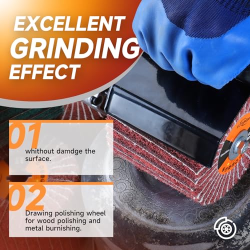 Surface Conditioning Tool 80 Grit Abrasive Drawing Polishing Drum - style: 80 grit with sandpaper