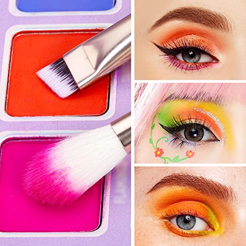 Jessup Eyeshadow Brushes Set for Blending, Eyeliner, Eyebrow 15pcs T294 - color: B-Blushing Bride