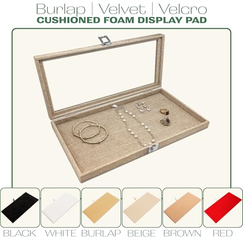 The Display Guys 2-Pack 18-Compartment Jewelry Tray Inserts, White - color: White, size: Compartments - 18