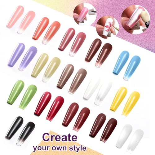 Gradient Painting Gel, 16 Colors Ombre Nail Polish - color: 16*VelvetSpectrum Studio