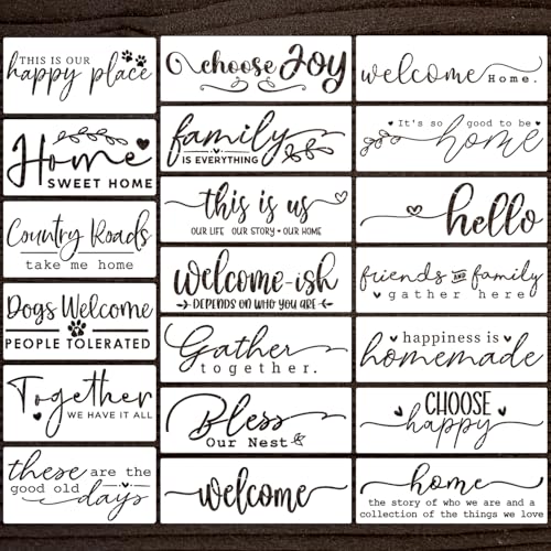 Welcome Stencil Welcome Stencils for Painting on Wood - style: Welcome