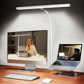 Airlonv LED Desk Lamp with Clamp, 17" Stepless Dimming Light, White - color: White, size: Standard