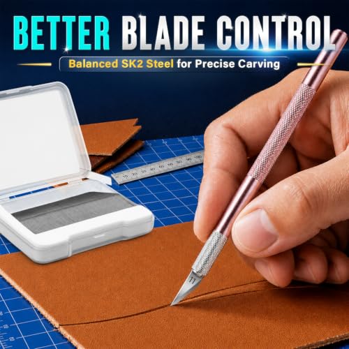 DIYSELF 240 Pack Exacto Knife Blades, SK2 High Carbon Steel #11 Blades - size: 240 Pack (SK2)