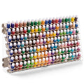 Colingmill 140 Holes Wooden Paint Rack for 2 oz Dropper Bottles - size: 59 ml, style: 140 Holes