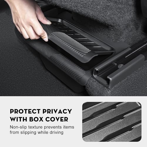 Backseat Trash Can Organizer for 2026 New Tesla Model Y - size: for 2025-2026 Model Y Juniper(Backseat Trash Can)