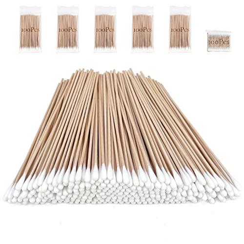 Eyxformula Extra Long Cotton Swabs 500 Pcs, 6 Inch Sturdy Fsc Bamboo Sticks - color: 500 Pcs