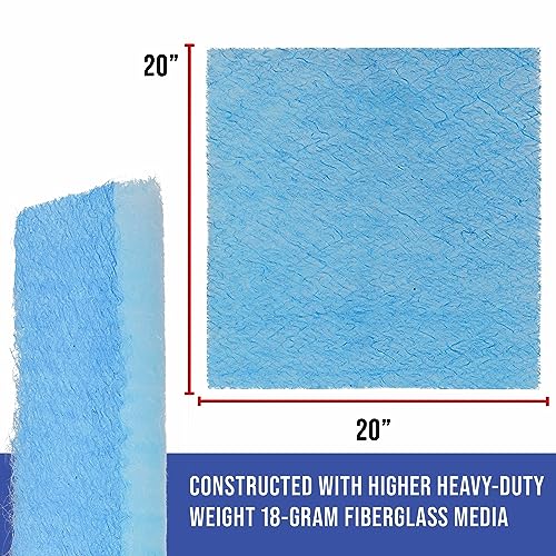 Master Elite Paint Spray Booth Exhaust Filter Pad 20" x 20", Box of 100