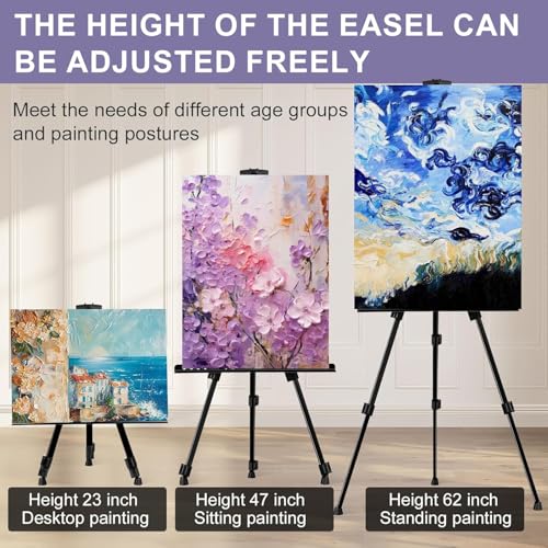 AROIC 8 Pack Art Painting Artist Easel, Painting Display Easel Stand - style: 8P