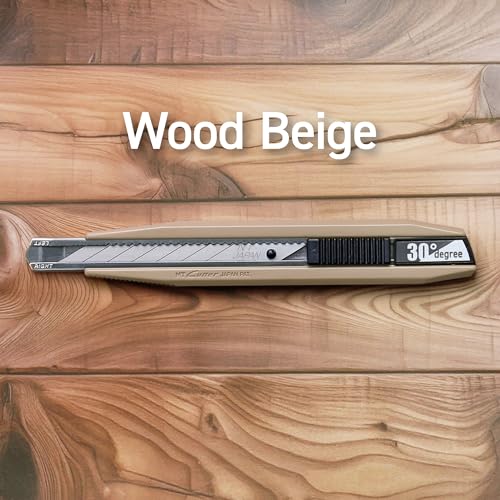 NT Cutter Precision Utility Knife, 30-Degree Blade, Wood Beige (AR30D-WB)