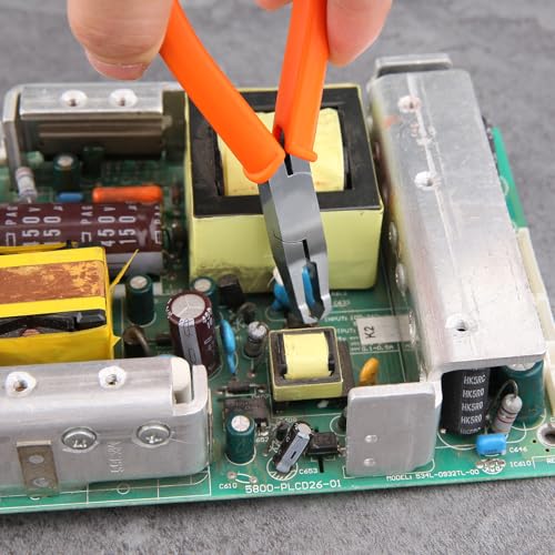 4.5" Transverse End Cutter with Flush Jaw 5mm SMT/SMD Chip Cutters Side Cutting Pliers - style: 5mm