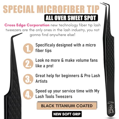 90 Degree Boot Lash Tweezers for Volume Fans - color: Cectweezer-01