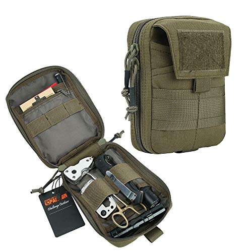 EXCELLENT ELITE SPANKER Molle Admin Pouch Military Utility Tool Pouch - color: Ranger Green