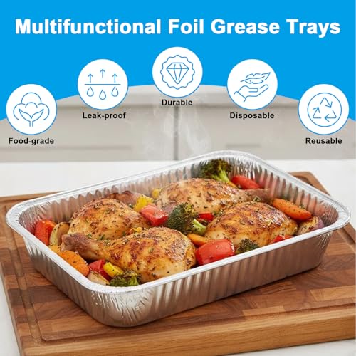 LS'BABQ 93305 83156 Catch Pan Kit for Weber Spirit 200/300, Genesis I & II 200/300 Series, 7515 Grill Grease Tray with 10 Pack 6415 Disposable Aluminum Foil Drip Pan Liners Replacement Parts - size: For Weber