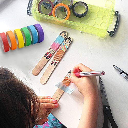WISYOK 60Pcs 5.9 Inch Jumbo Craft Sticks, Wood - size: 60PCS