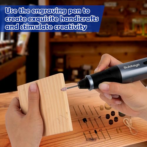 Cordless Engraving Pen for Metal, Wood, Glass, Plastic & All Materials