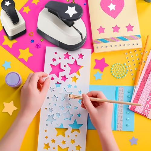 Star Hole Punch, Star Punch, Stars Paper Punches, 1'', 5/8'', 3/8'' Punches