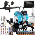 Master Airbrush Cool Runner II Dual Fan Air Storage Tank Compressor System