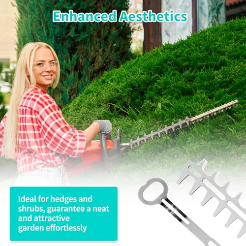 24-Inch Replacement Hedge Trimmer Blades for STI HL HS45 HS45 2-Mix/S Laser-Cut Blades, Compatible with Models 42287106051, 395-407, 4228-710-6051A, 59-201 – 2 Blades Set