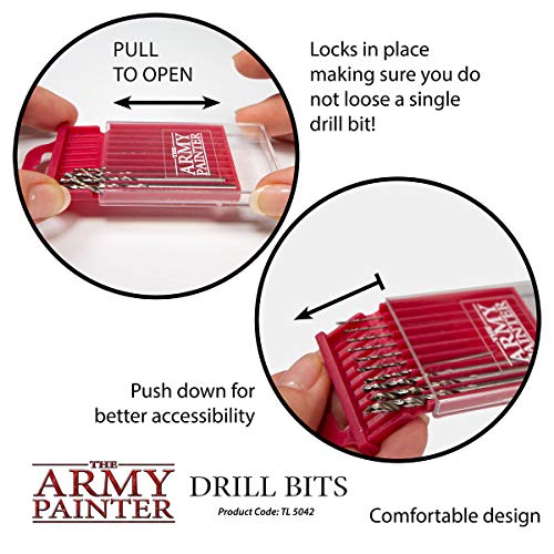 The Army Painter, Miniature & Model Drill bits, Three Bits 0,7x3mm - color: Drill Bit Set