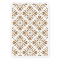 Square Damask Floral DIY Painting Stencils for Wall Home Decor - style: Damask A