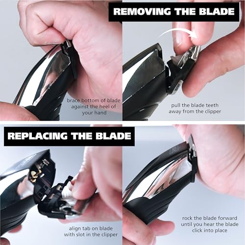 Wahl Clipper Detachable Cordless Hair Clipper Blade Replacement Set