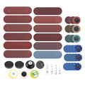 270Pcs 2" Quick Change Sanding Disc Kit with 1/8"&1/4" Shank Backer Plate