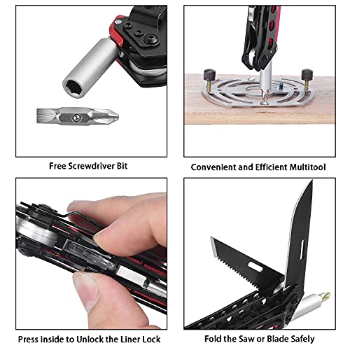 EDCFANS Folding Utility Knife,Box Cutter Knife, Razor Work Knives for Men - size: box cutter knife with 10 razor blades