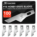 JETMORE 100 Pack Exacto Knife Blades #16, Hobby Knife Blades for DIY Craft - size: #16