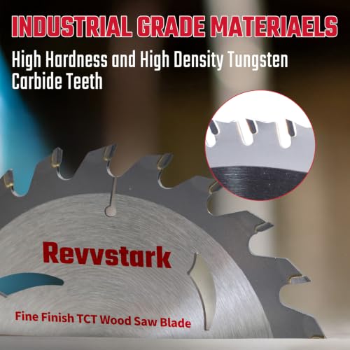 Revvsatrk Circular Saw Blade 8-1/4" 80T for Cutting Wood, 5/8" Arbor - size: 8-1/4 In 40T