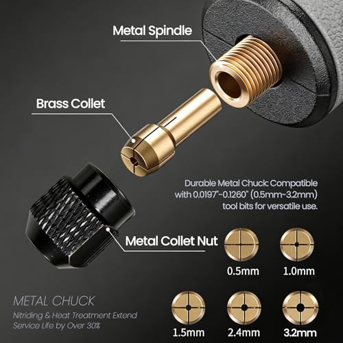 Electric Engraving Pen AMZNR Cordless Mini Engraver Etcher with 82 Accessories, Rechargeable Rotary Tool Engraving Kit for Metal Wood Glass Plastic, Jewelry Making Etching Carving Handheld Micro Drill - color: Gray (Lcd Display)