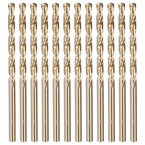 12pcs Micro Drill Bit #22 Diameter 3.988mm M2 HSS 135° for Metal - size: #22 (3.988mm)