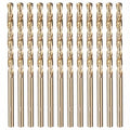 12pcs Micro Drill Bit #22 Diameter 3.988mm M2 HSS 135° for Metal - size: #22 (3.988mm)