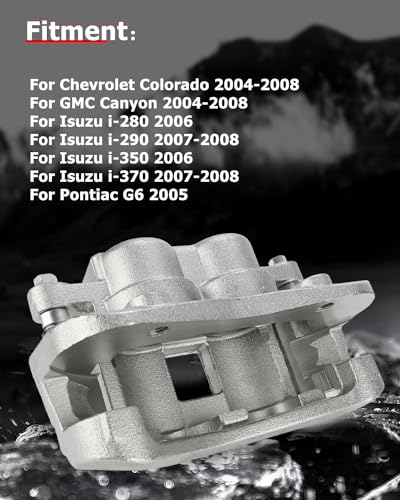 cciyu Front Left & Right Disc Brake Calipers w/Bracket 18B4939 18B4938 - size: Front[18B4939+18B4938]
