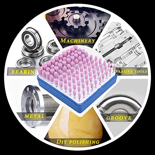 100 pcs Abrasive Stone Points Electric Grinding Dremel Accessories - size: 100PCS