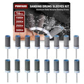 Sanding Drum Sanding Sticks for Dremel Rotary Tool,16PCS 1/8" Shank - style: 1500 2000 2500 3000 Grit