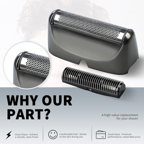 Grey Foil & Cutter Compatible with BaBylissPRO UVFOIL Single 1pc - color: Grey