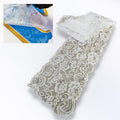 LiME LiNE Lace Stencil for Airbrush & Spray Paint - Reusable Automotive Custom Paint Art Template for Cars, Motorcycles, Helmets & DIY Projects (White Floral Lace.)