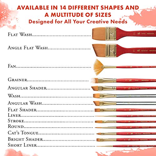 Princeton Heritage Round Brush, Synthetic, Short Handle, Size 24, 1 Count - size: Size 24