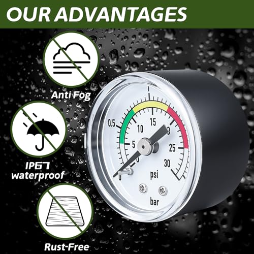 Replacement for intex 11224 SF60110-2 ECO20110 SF70110-2 SF80110-2 CS15230 Pressure Gauge for 14 & 16 Inch Sand Filter Pump