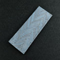 1-Piece G10 Knife Handle Material Block - 5 Color Damascus Pattern Options for DIY Knife/Gun Handle Crafting. 5.1"x1.7"x0.3" Precision Cut (Black&Blue) - color: Black&Blue