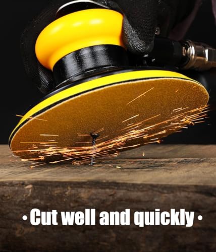 6 Inch Sanding Discs Hook and Loop No Hole, 600 Grit Sandpaper, Da Sandpaper for Automotive and Woodworking, 100 Pack - style: 600 Grit