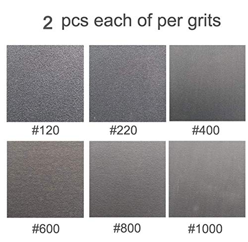 4 x 21 Inch High Performance Silicon Carbide Sanding Belts - Premium Knife Sharpening Sanding Belts Assortment 120 240 400 600 800 and 1000 Grits - 12 Pack - size: 4 x 21