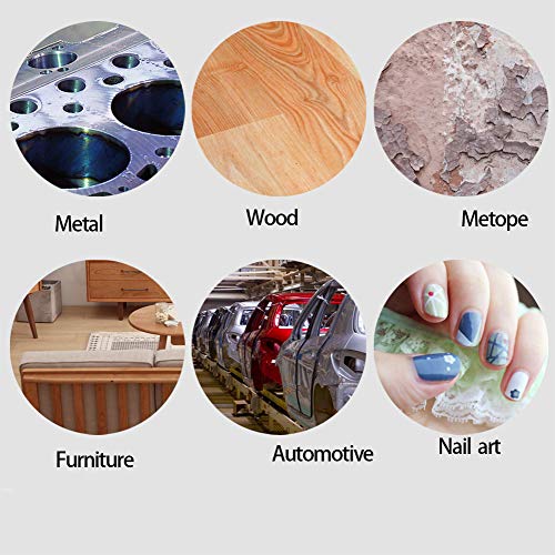 MAXAMN 60 Grit Sandpaper Sheets, 15Pcs 9 x 11 Wet Dry Sandpaper, for Wood - style: 60 Grit