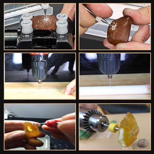 10 Pcs Tungsten Carbide Macro Drill Bits, PCB Drill Bits for Jewelry, CNC, Soft Metals, Model Making, Wood - Cutting Dia: 0.1mm, 0.2mm, 0.3mm, 0.4mm, 0.5mm, 0.6mm, 0.7mm, 0.8mm, 0.9mm, 1.0mm - color: 10 Pcs (0.1-1.0)mm