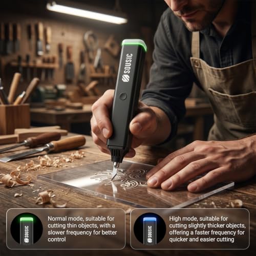 45W Ultrasonic Cutter, 40kHz Ultrasonic Knife Cutting Pen, Gifts for Men