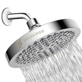 SparkPod Rain Shower Head, 6 Inch Round, Luxury Polished Chrome Finish - color: Chrome (Polished), style: 6 Inch Round