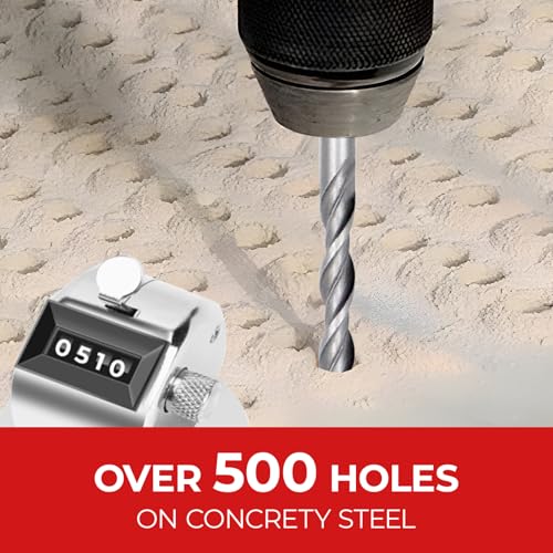 5/8"(16mm) x 12" SDS Plus Hammer Drill Bit, 2-Cutter Masonry - size: 5/8"（16mm） x 12"）